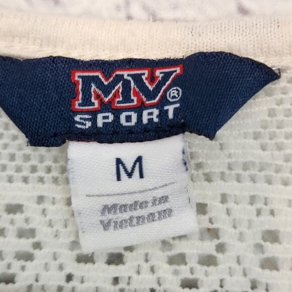 MV Sport Women's Taurus Zodiac Long sleeve Lace Trim Top M - Picture 3 of 5